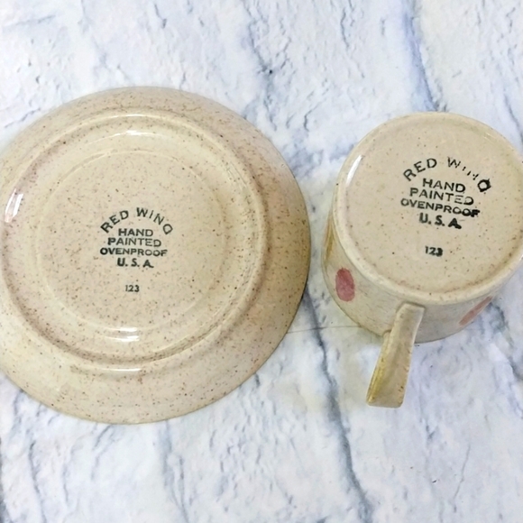 Vintage Pepe Redwing  Cup and Saucer Set 60's - Picture 4 of 4